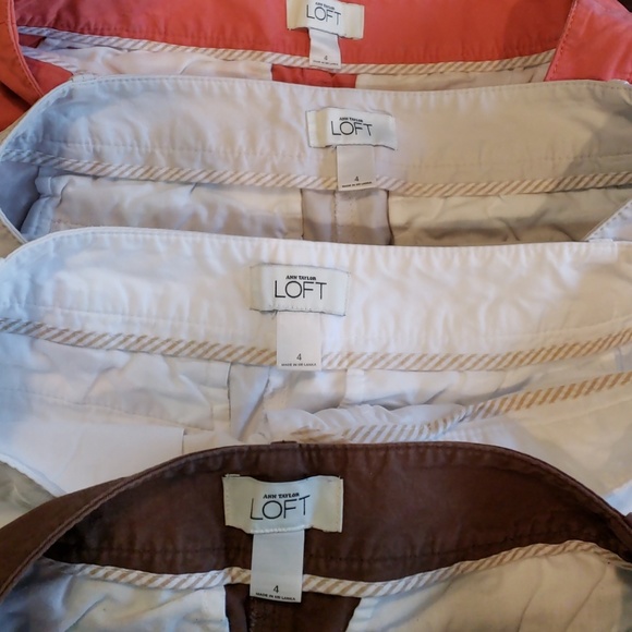 ANN TAYLOR LOFT Shorts 4 Pair! - Picture 2 of 7